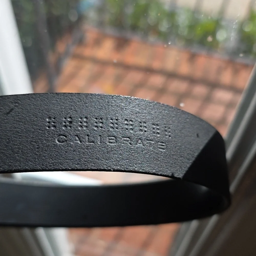 Calibrate Mens Black Belt. Size 32